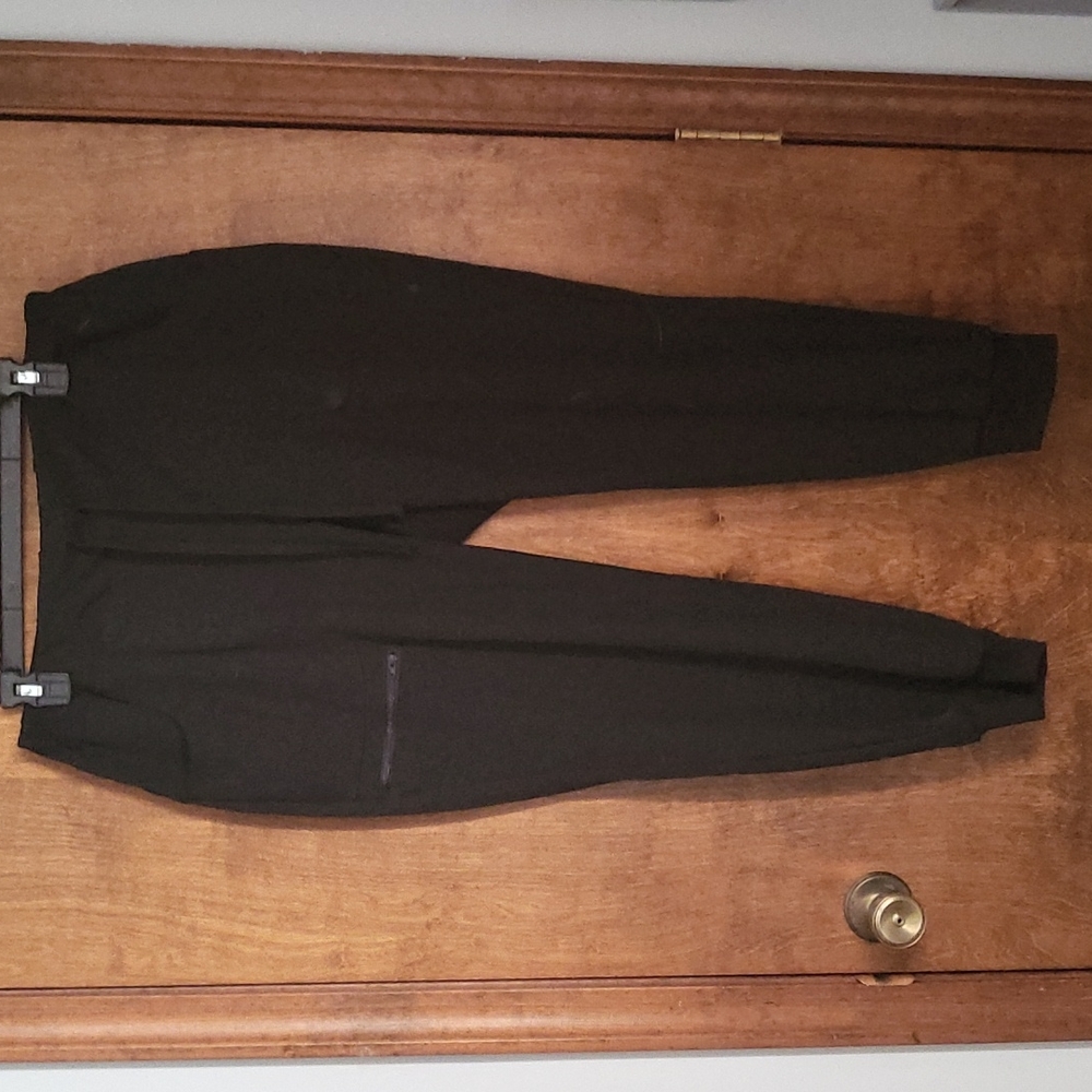 Heart and Soul Scrubs jogger pants black large petite